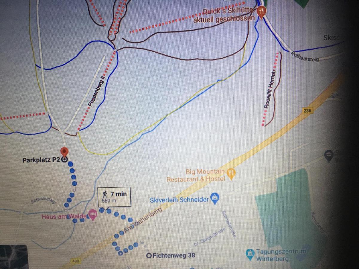ווינטרברג Appartement An Der Erlebniskappe Mit Fahrradkeller מראה חיצוני תמונה